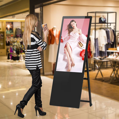 Yeni 43 inç LCD Taşınabilir Dijital Poster