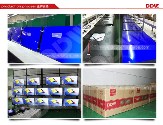 65 "Kavisli Video Duvar 500 Nits 1080 p Yüksek Çözünürlüklü 3.5mm Snarrow Bezel DDW-LW650HN11