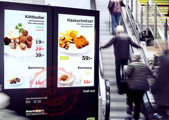 Su geçirmez lcd monitörü yüksek parlaklık lcd led tv dijital işaretleme ekranı 480P / 720P DDW-AD4901S 1920x1080