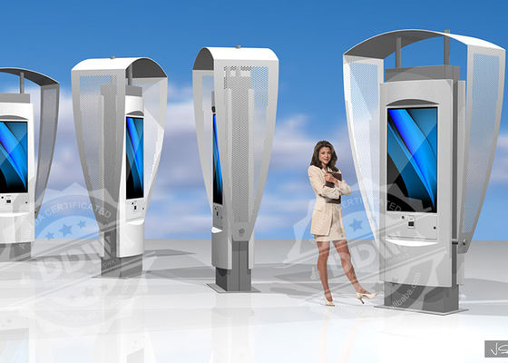 Kamu yer için su geçirmez stand alone dijital tabela açık, 1920x1080 lcd ekran işaretleri