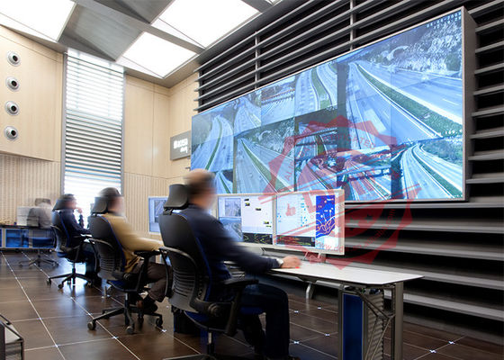 2X3 Kontrol Odası Video Duvar 55 '' 3.5mm Samsung Ekran HDMI VGA 1080 P 700 Nits