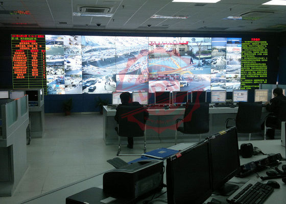 2X3 Kontrol Odası Video Duvar 55 '' 3.5mm Samsung Ekran HDMI VGA 1080 P 700 Nits