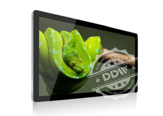 Alışveriş Plaza Için Lcd Duvar Dağı Dijital Tabela Dokunmatik Ekran Monitör 1920x1080