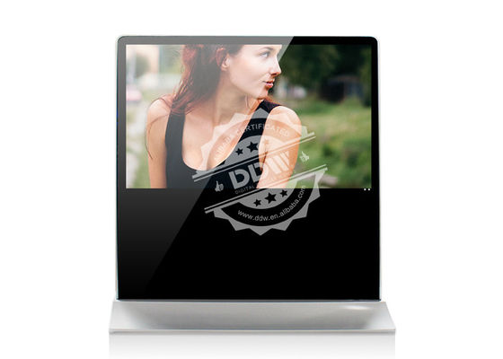32 "-98" Zemin standı Peyzaj dijital tabela ekranı 1920 x 1080P, ticari kullanım için 500cd / m2 DDW-AD5501S kullanın