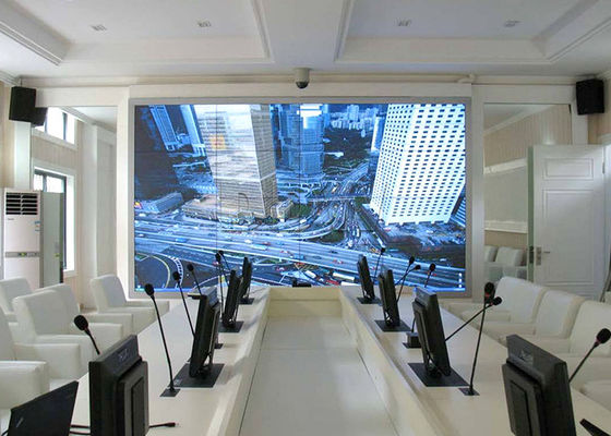 500 nits parlak burcu LG video duvar 4x4 çoklu ekran kapalı led video duvar çözümü 3.5mm