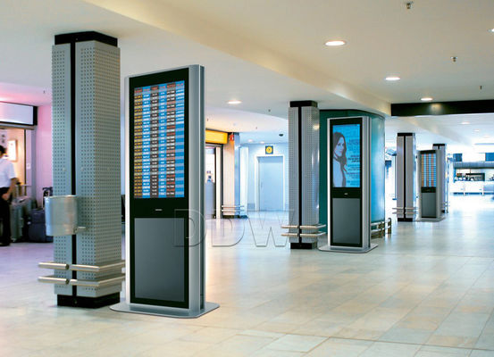 StandaloneStretched LCD Ekran Totem Yazılımlı 42 ”İnteraktif WLED Arkadan Aydınlatmalı