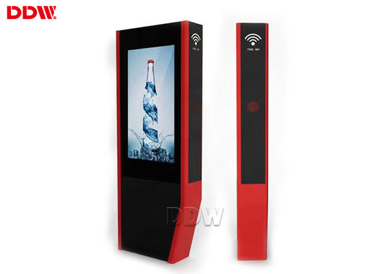 Yere dayanık LED Dijital İşaret Dış Görüntüler Dokunmatik Ekran 42 Inch