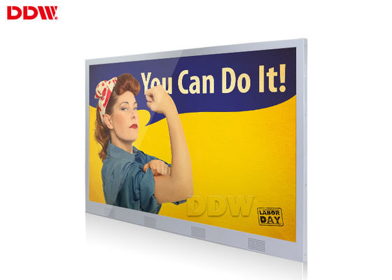 Kapalı Lcd Duvar Tipi Reklam Görüntüleme 55 inç Yükseklik Çözünürlüklü Wifi MP4