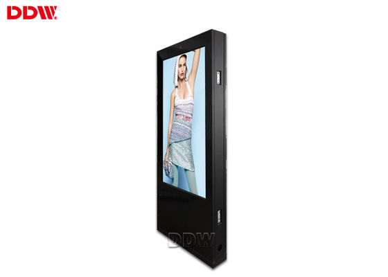 Çift Taraflı Kapalı Dijital Tabela Ekranı 98 İnç FCC / RoHS Sertifikası DDW-AD9801S