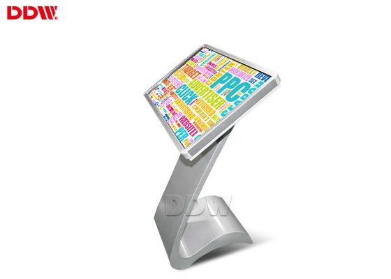 65 inç 1920x1080 Çözünürlük 500 ni't'in Dokunmatik Ekran Dijital Tabela Köşk, Self Servis Yazılımı Lcd Advertising Playe