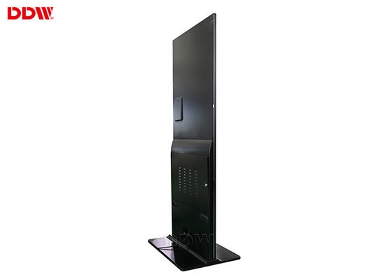 Alışveriş merkezi için 49 inç ultra ince zemin ayakta dijital tabela