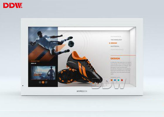 700 Nits Şeffaf Monitör Ekranı 42 inç Android Sistemi 178 ° İzlenebilir Melek