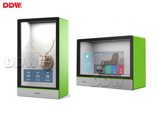 DDW-ADTS8601 Şeffaf LCD Ekran Dijital Tabela 1500cd / m2 Perakende Mağazada Parlaklık