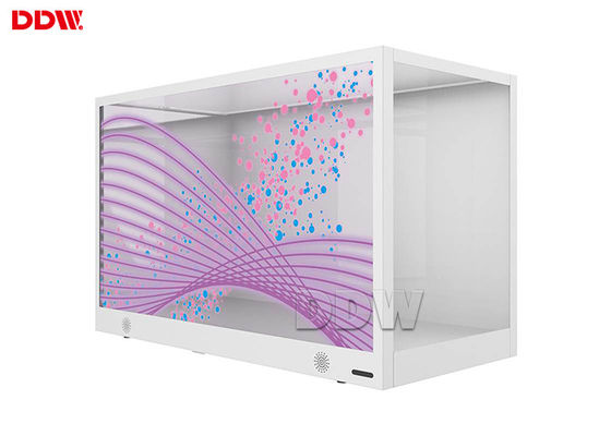 Yüksek kalite 32 inç perakende mağaza için şeffaf dijital tabela şeffaf lcd monitör