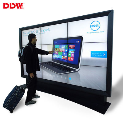 RS-232 RJ45 Döngü - Devre Dokunmatik Ekran Videowall, 55 İnç Etkileşimli Hareket Video Duvarı