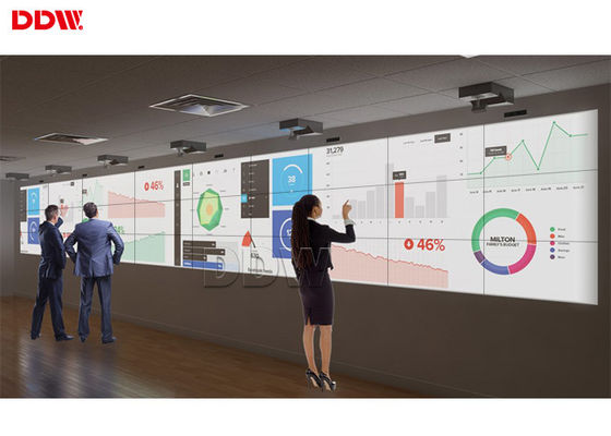 Esnek Dokunmatik Ekran Duvar Ekranı, LCD Video Duvar Ekranı 3,5 Mm Çerçeve