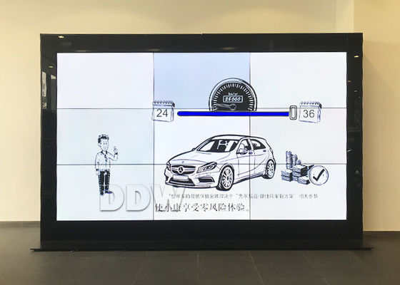 Zengin Renkli Ticari LCD Video Duvar 10.000 K Beyaz Nokta 2 X HDMI Girişi
