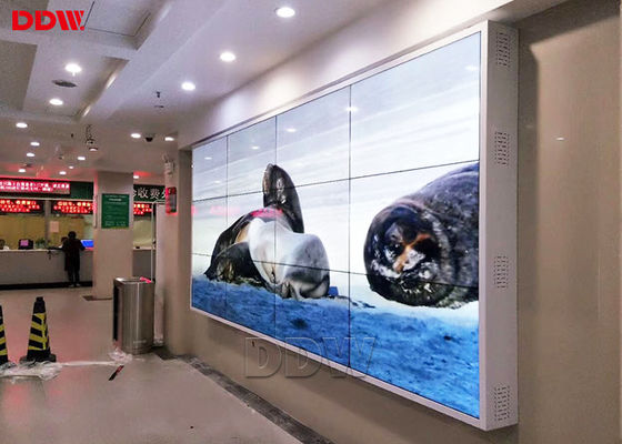 Dar Çerçeve LCD Ekran Duvar 3,5 mm / Özelleştirilmiş LCD Video Duvar Ekranı