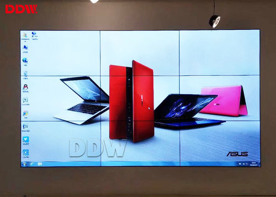 Parlama Önleyici Yüzeyli 1920 * 1080P 55 inç Ticari Video Duvar 500 Nit