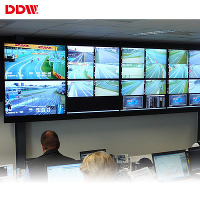 Alışveriş Merkezi Yönetim Merkezi için 1,7 mm 46 "Güvenlik Video Duvarı 1920 * 1080 700 Nit LED Arka Işık
