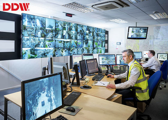 49 "Video Duvarı Ekranlı Monitörler, Yüksek Renk Gamı Güvenlik Video Duvarı