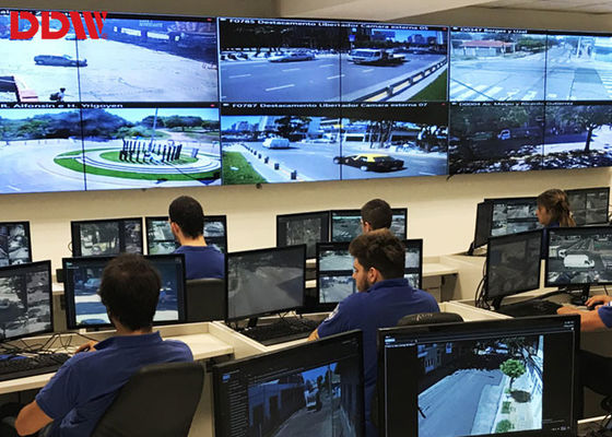 9 Ekran Video Duvar Görüntüleme Sistemleri / Uzaktan Kumanda Odası Ekranları