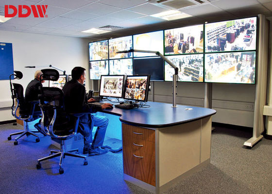 LED Arka Işık Sistemi CCTV Video Duvar Zemin Kapalı ve Yarı Açık Standı