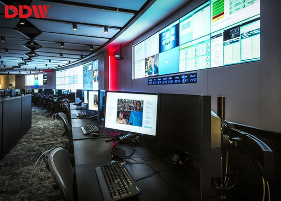 55 inç Video Güvenlik Sistemi / Orijinal Çoklu Ekran Video Duvar 500 Nits