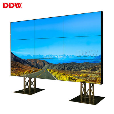 5.3mm Ultra Dar Çerçeveli Video Duvar 46 inç, 500nit Sorunsuz LCD Ekran