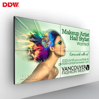 2x2 55 LCD Video Duvar Ekranı HDMI VGA DVI Sinyalleri Samsung Panel Yenileme Hızı 60Hz