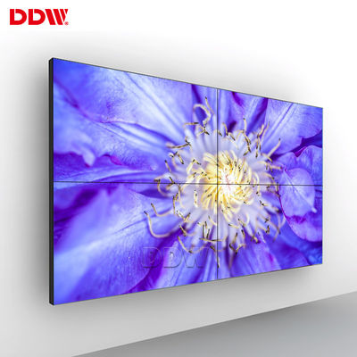 Sorunsuz Video Duvar LCD Ekranları 55 inç 3,5 MM DP Döngüsü Döngüsü Çıkışı Yüksek Kontrast