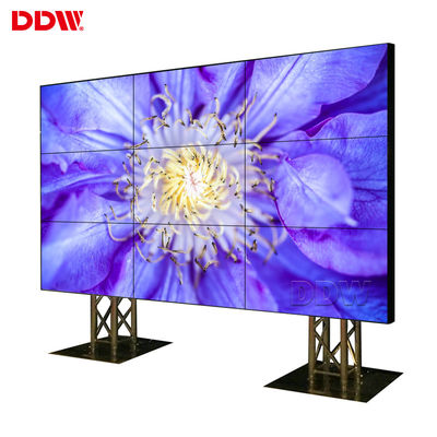 500 Nits Parlaklık LCD Video Duvar Ekranı DP Döngüsü ile 55 İnç Döngü Çıkışı