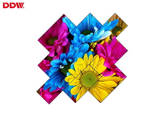 Dağıtım Kutusu Bağlı Ultra Yüksek Çözünürlüklü Düzensiz Video Duvar