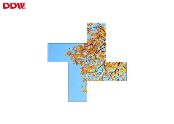 Kapalı Dış Mekan Sanat Video Duvar / Kesintisiz Video Duvar 350-700 Nits Ekranları
