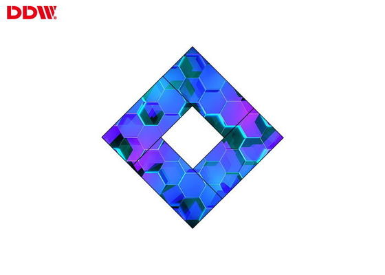 Ultra İnce 49 İnç Düzensiz Video Duvar Yüksek Parlaklık 3x4 Ultra Dar Çerçeve