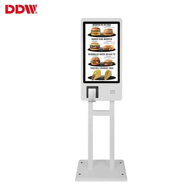 27 inç Restoran fast food siparişi hepsi bir arada yazılım sistemi tasarımı self servis makine ödeme kendi kendine sipariş kiosk