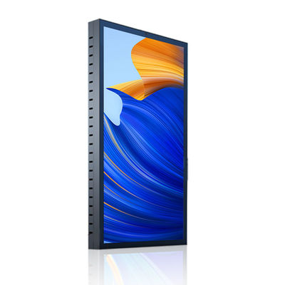 43 inç Dış Mekan Tamamen alüminyum Duvara Monte Yüksek Parlaklıkta Dijital Tabela