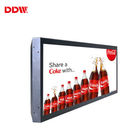 37.2 inch Stretched Bar LCD Advertising Player 700 Nits Brightness Ultra Wide Screen For Shelf Display DDW-ADS-372