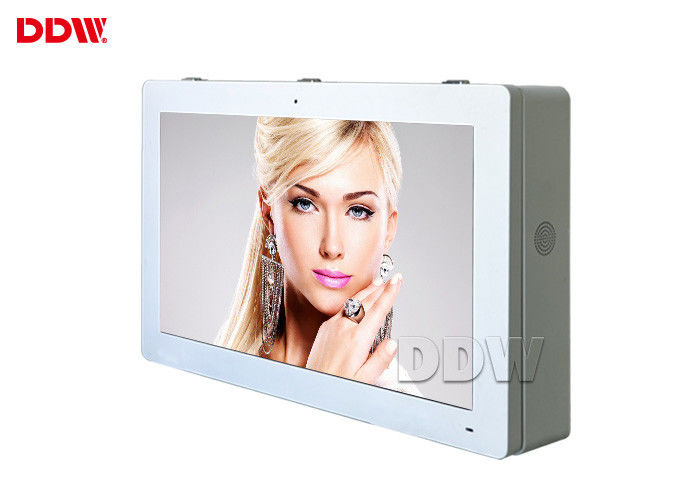 TFT type stand alone Outdoor LCD display totem dustproof metal enclosure DDW-3201W 2500nits 1920x1080
