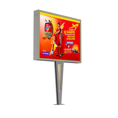 Yüksek parlaklık 8000nits IP65 p6 LED dijital çift taraflı ekran reklam panosu dış reklam