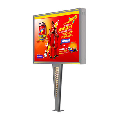 Yüksek parlaklık 8000nits IP65 p6 LED dijital çift taraflı ekran reklam panosu dış reklam