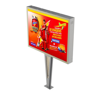 Yüksek parlaklık 8000nits IP65 p6 LED dijital çift taraflı ekran reklam panosu dış reklam
