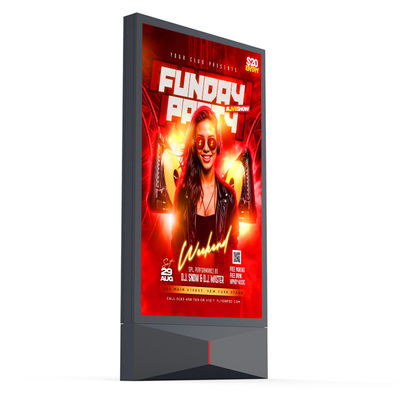 IP65 su geçirmez 3840hz P4 P5 P6 P8 P10 10000nits mupi dijital dış mekan dijital LED işaretleme