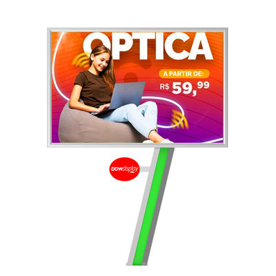 Özel Yüksek kaliteli tasarım IP65 su geçirmez P6 8000nits LED reklam panosu açık hava LED reklam panosu