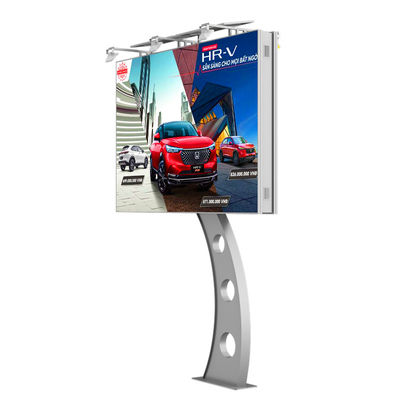 Yüksek parlaklık 8000nits IP65 p6 LED dijital çift taraflı ekran reklam panosu açık hava reklam led video duvarı
