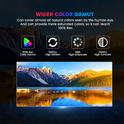 COB P0.78 P0.9375 P1.25 P1.56 UHD İç mekan Küçük Pitch Tam Renkli LED Ekran Ekranı Fine Pixel Pitch Duvar Montajı Video Duvar Paneli