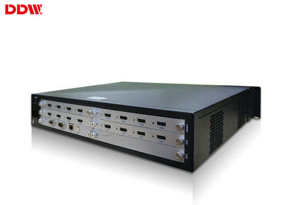 Software1080P ile yüksek çözünürlüklü ekran video duvar denetleyicisi Çoklu sinyal kaynakları DDW-VPH0506