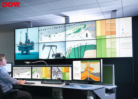 Video duvar monitörleri lg geniş format ekran merkezi yönetim merkezi için 1.8mm DDW-LW490DUN-TJB1