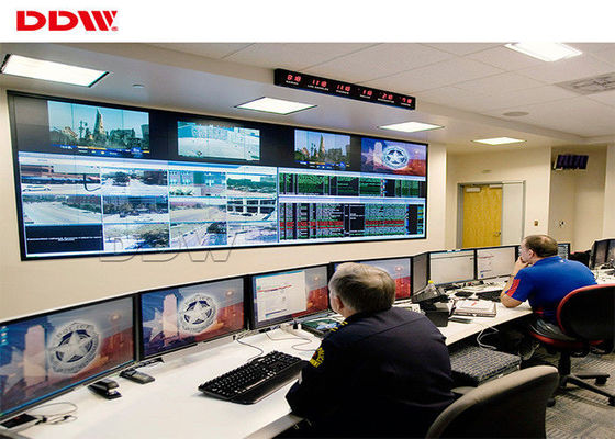 Led aydınlatmalı 230W 500nits Parlaklık ile Samsung 46 video duvar yuvarlak videowall