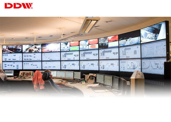 Led aydınlatmalı 230W 500nits Parlaklık ile Samsung 46 video duvar yuvarlak videowall